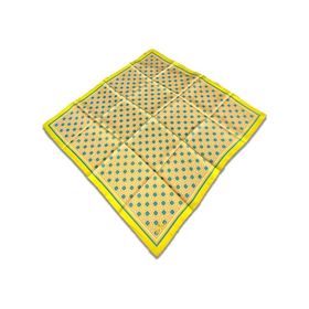 Silk Home 11424-125 Tivil Sarı Karma Desen İpek Eşarp