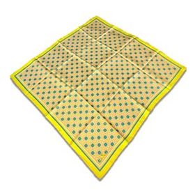 Silk Home 11424-125 Tivil Sarı Karma Desen İpek Eşarp