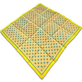 Silk Home 11424-125 Tivil Sarı Karma Desen İpek Eşarp