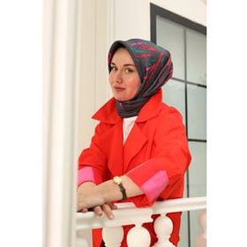 Silk Home 11432-78 Kırmızı Pembe Desenli Tivil İpek Eşarp