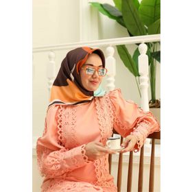 Silk Home SYR23078 Acı Kahve Desenli Tivil İpek Eşarp