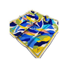 Silk Home SYR26550 Sarı Desenli Sura İpek Eşarp