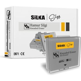 Silka 12 Adet Gri Hamur Silgi