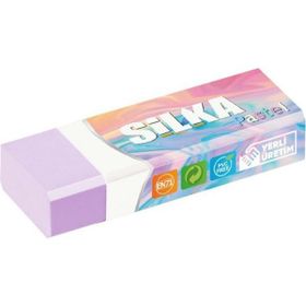 Silka 3 Adet Pastel Renkli Silgi