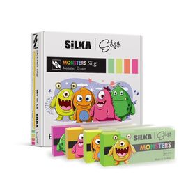 Silka ART.13 Monster 4 Renk Silgi