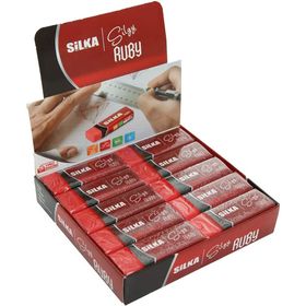 Silka ART.5 Rubby Kırmızı 20'li Öğrenci Silgisi