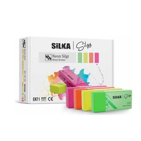 Silka ART23 Neon 4 Renk Silgi 30'lu