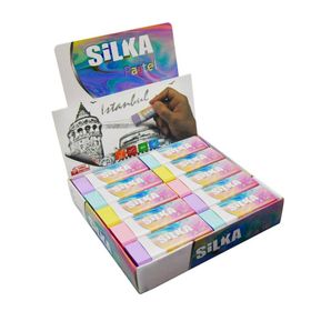 Silka ART4 Pastel 20'li Büyük Boy Silgi