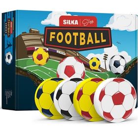 Silka ART53 36'lı Kutu 4 Desen Futbol Silgi
