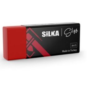 Silka Kırmızı Küçük Boy Sınav Silgisi