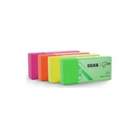 Silka Küçük 2 Adet Neon Silgi
