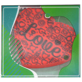 Silka Silgy Art54 Love Kırmızı Silgi