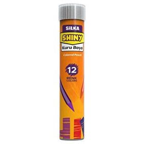 Silka Tüp 12 Renk Tam Boy Kuru Boya Kalemi
