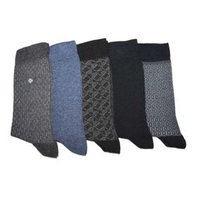 Silk&Blue 5'li Siyah Gri Erkek Soket Çorap