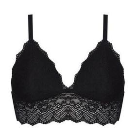 Silk&Blue Siyah Dantelli Kadın Bralet