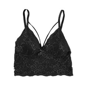 Silk&Blue Siyah Dantelli Kadın Bralet