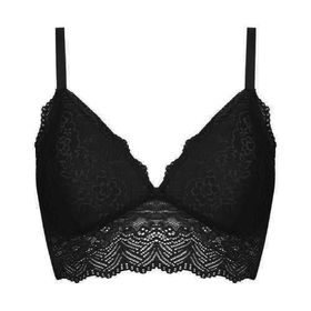 Silk&Blue Siyah Dantelli Kadın Bralet