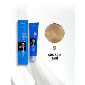 Silky 9 Çok Açık Sarı Saç Boyası