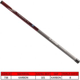 Silstar 3010 X-Performance Pole Red 500 cm Göl Kamışı