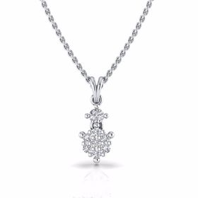 Silvanit 0.10 Karat Pırlantalı Kolye