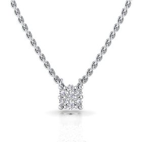 Silvanit 0.10 Karat Pırlantalı Kolye