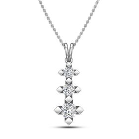 Silvanit 0.12 Karat Pırlantalı Kolye
