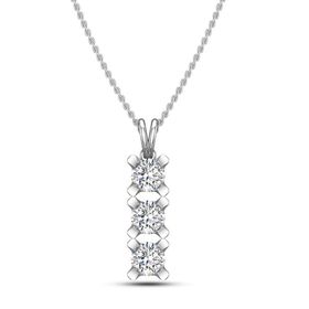Silvanit 0.12 Karat Pırlantalı Kolye