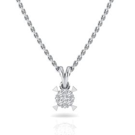 Silvanit 0.13 Karat Pırlantalı Kolye