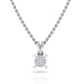 Silvanit 0.13 Karat Pırlantalı Kolye