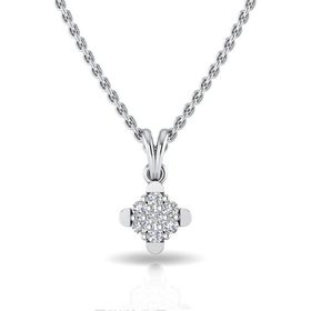 Silvanit 0.13 Karat Pırlantalı Kolye