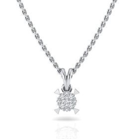 Silvanit 0.13 Karat Pırlantalı Kolye