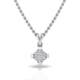 Silvanit 0.13 Karat Pırlantalı Kolye