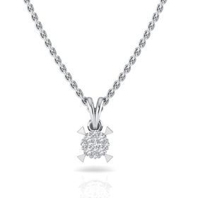 Silvanit 0.13 Karat Pırlantalı Kolye