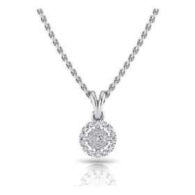 Silvanit 0.14 Karat Pırlantalı Kolye