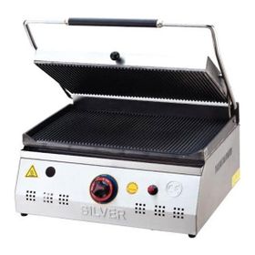 Silver 12-16 Dilim CE Belgeli 1800 W 8 Adet Pişirme Kapasiteli Teflon Çıkarılabilir Plakalı Izgara ve Tost Makinesi