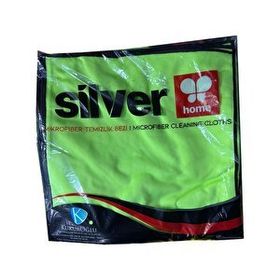 Silver Home 40x40 cm Mikrofiber Bez Temizlik Toz Cam Bezi (5 adet)