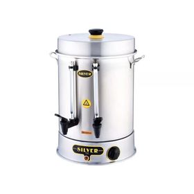 Silver Metal Basmalı 1500 W 9 lt Demleme Çay Makinesi