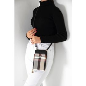 Silver Polo NV1011 Siyah Siyah Kadın Askılı Cüzdan