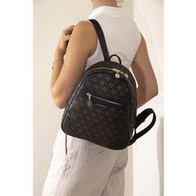 Silver Polo NV1063 Siyah Bakır Siyah Kadın Sırt Çantası