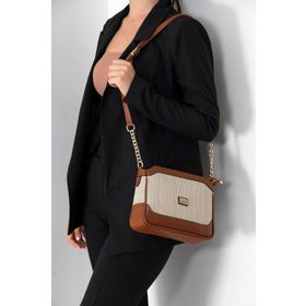 Silver Polo NV1066 Bej Taba Kadın Çapraz Çanta