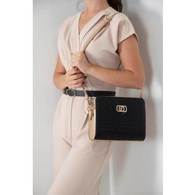 Silver Polo NV1076 Nut Siyah Kadın Çapraz Çanta