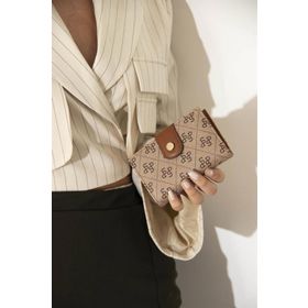 Silver Polo NV1107 Koyu Bej Taba Kadın Kartlık Cüzdan