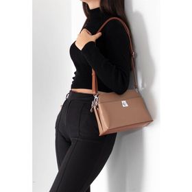 Silver Polo NV623 Bizon Taba Kadın Çapraz Çanta