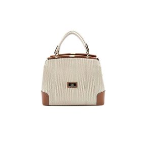Silver Polo NV706 Bej-Taba Kadın El Çantası