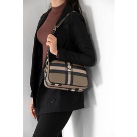 Silver Polo NV745 Kahve Siyah Kadın Çapraz Çanta