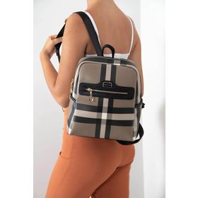 Silver Polo NV866 Kahve Siyah Kadın Sırt Çantası