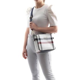 Silver Polo NV884 Beyaz Lacivert Kadın Çapraz Çanta
