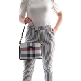 Silver Polo NV937 Beyaz Lacivert Kadın Omuz Çantası