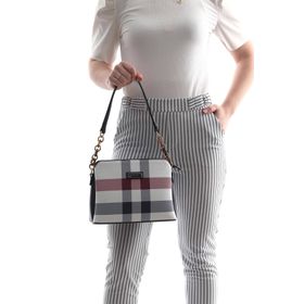 Silver Polo NV937 Beyaz Lacivert Kadın Omuz Çantası