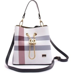 Silver Polo NV967 Beyaz Lacivert Kadın Çapraz Çanta
